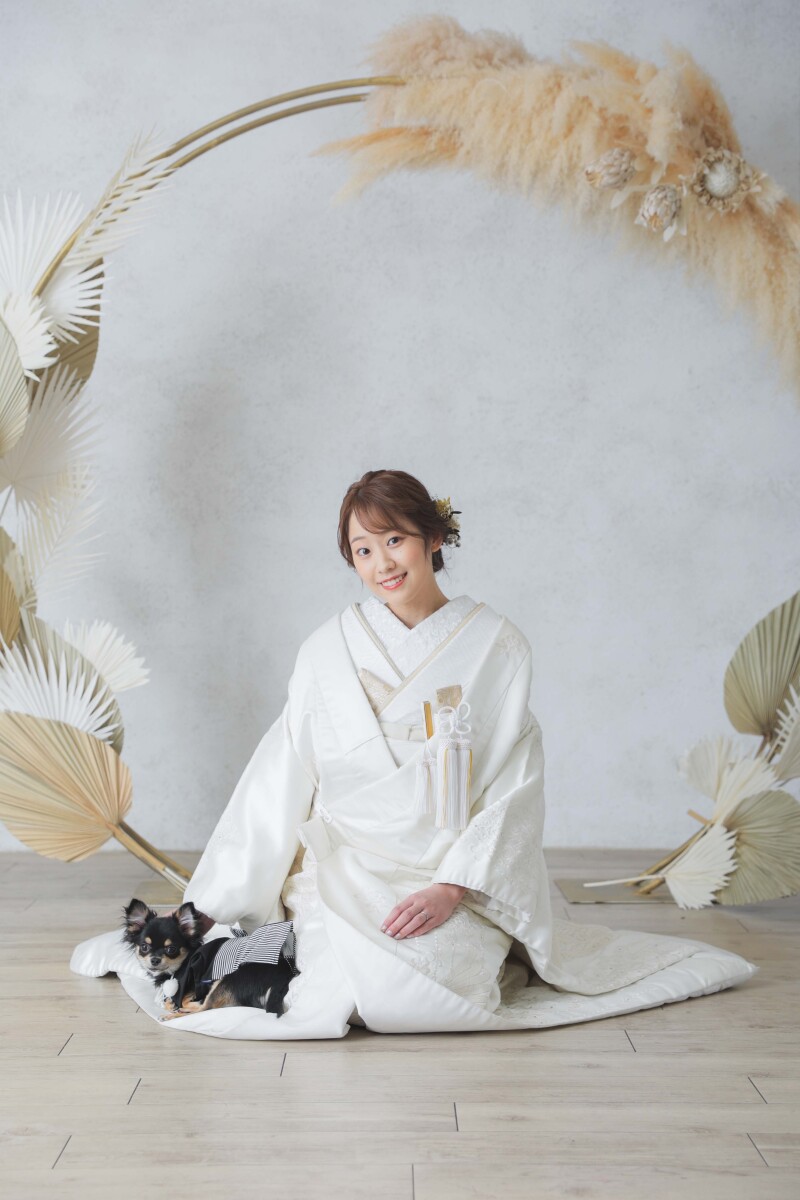 ご新婦様と一緒に