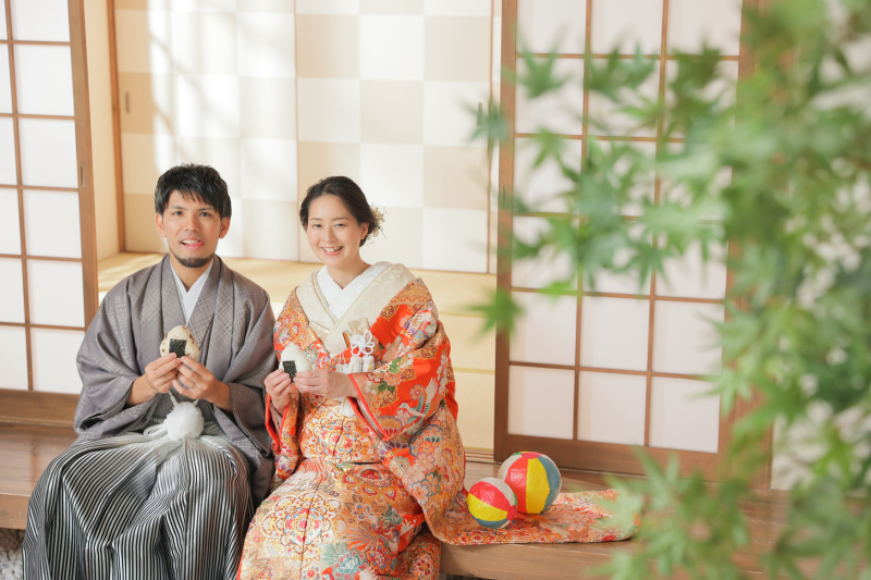 栄店で屋内庭園撮影