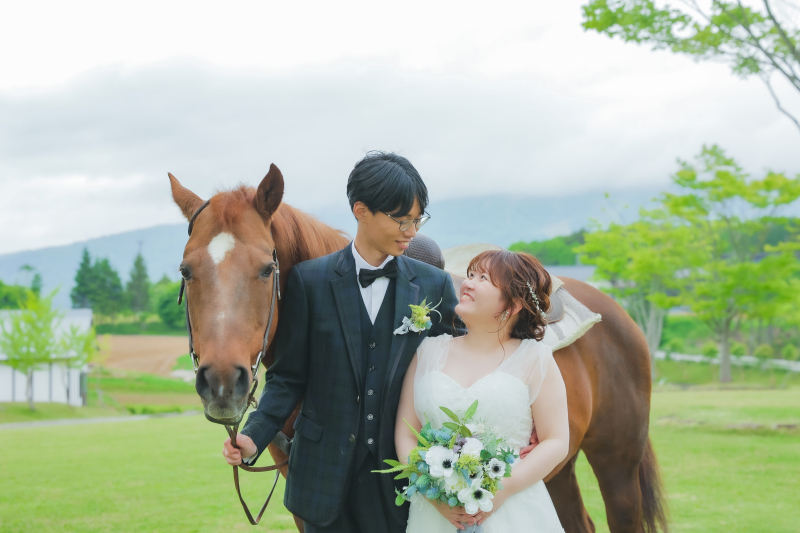 夢のお馬さんとの撮影