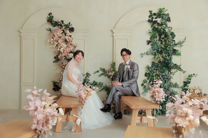 チェアに腰掛けて