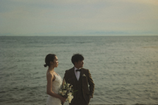 オシャレな海撮影