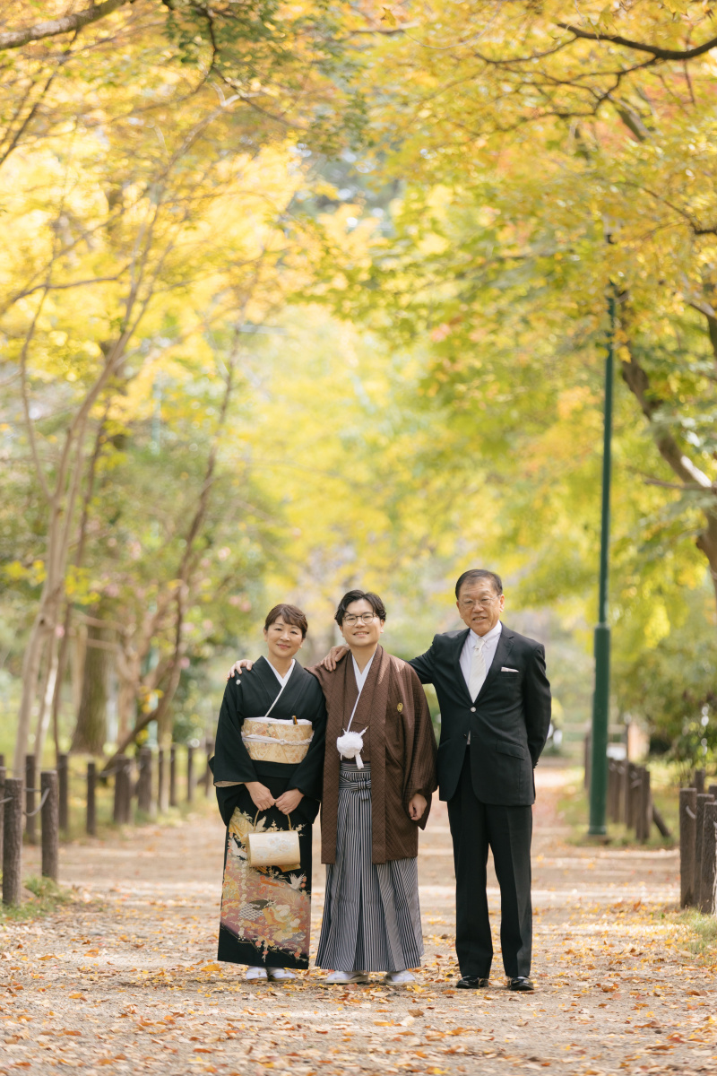 新郎様ご家族ショット