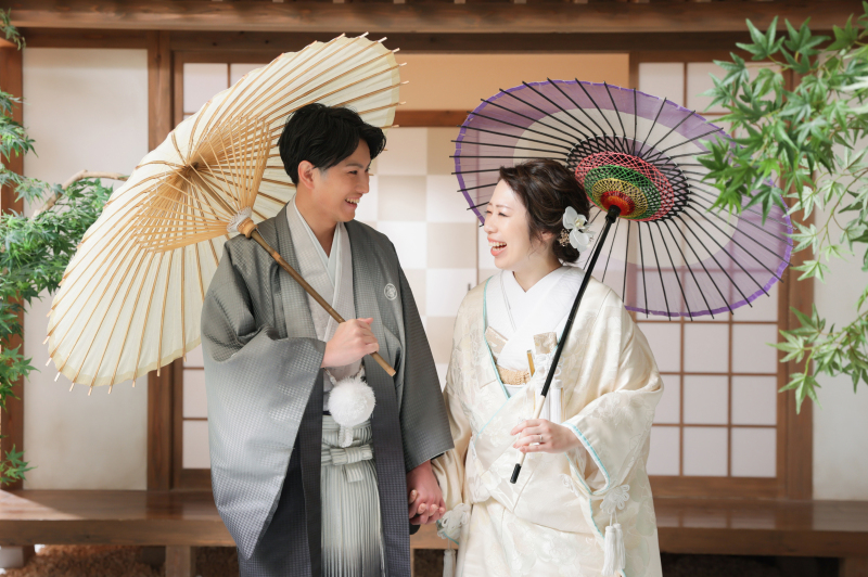 お庭でお散歩風ショット！