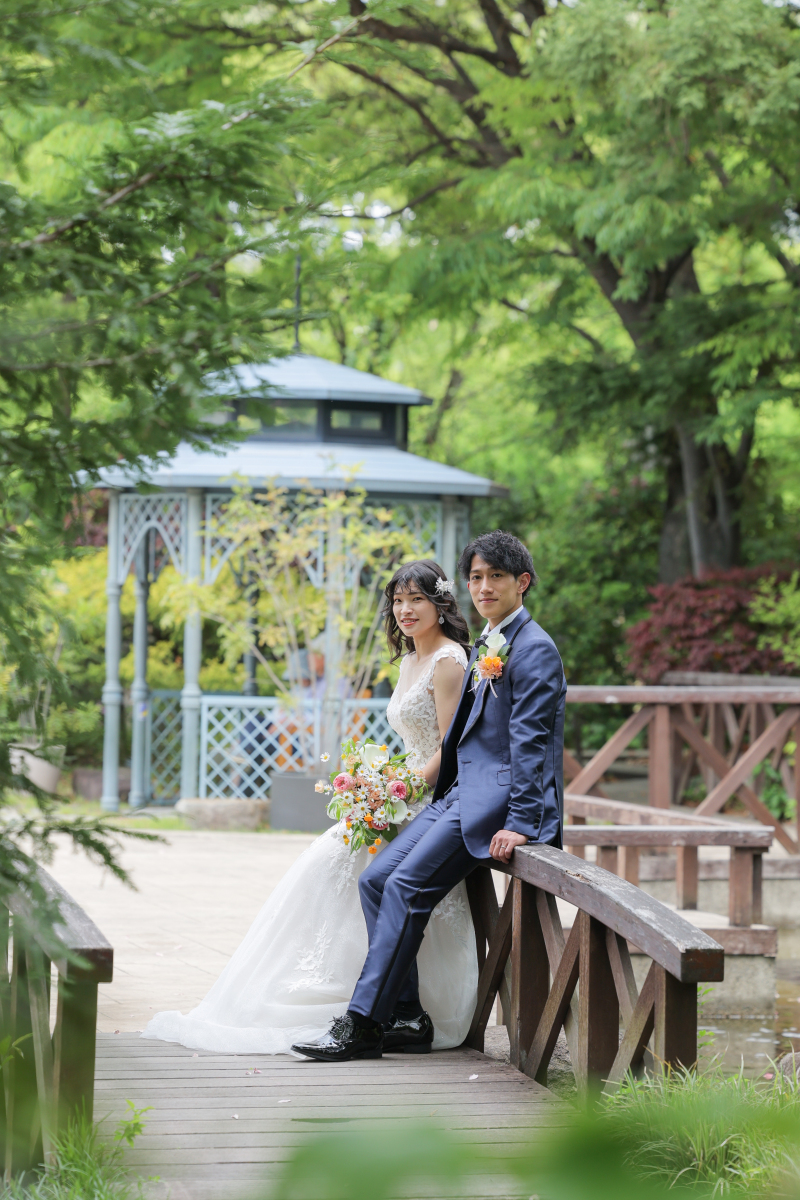 橋に腰掛けて・・・