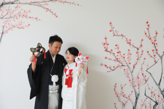 屋内庭園スタジオ撮影