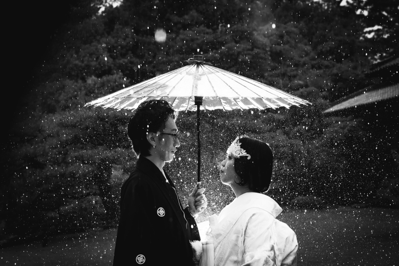 雨の日の和装も良いものです