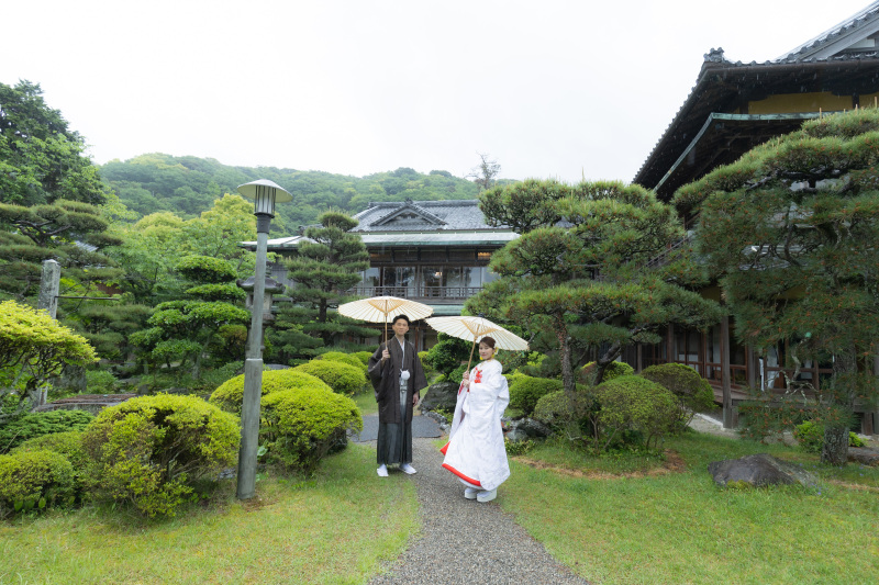 賓日館の景観と