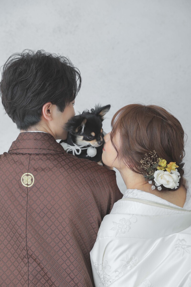 最後は後ろ姿と一緒に