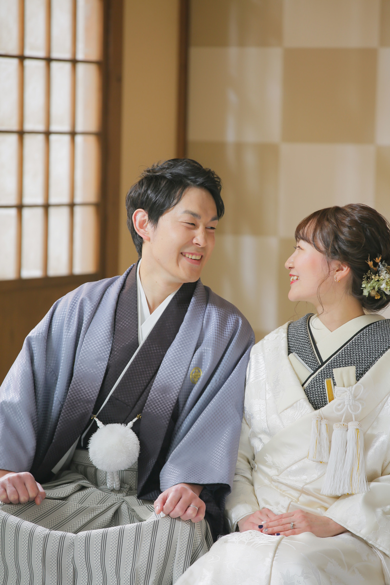 新郎様にクローズアップ