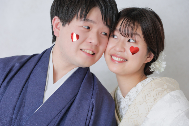 ほっぺをくっつけて