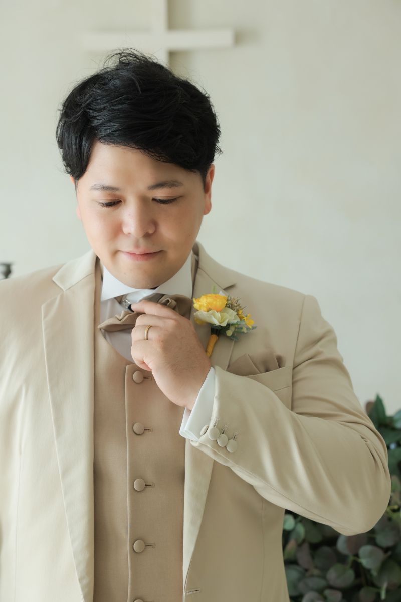 ご新郎様ソロショット