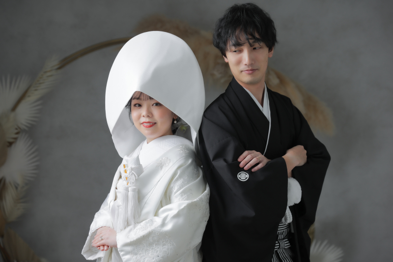 モノトーンなおふたり