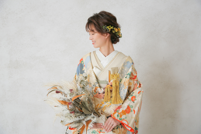 色打掛コーディネート。