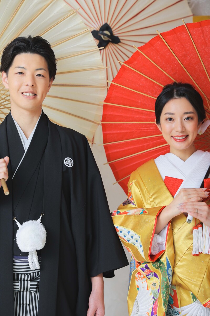 傘壁で傘ショット