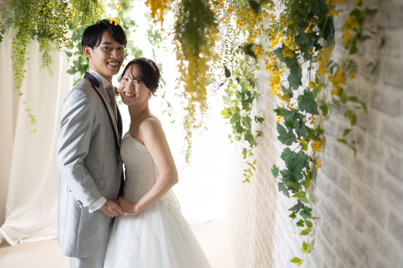 ガーデンをモチーフにした背景で