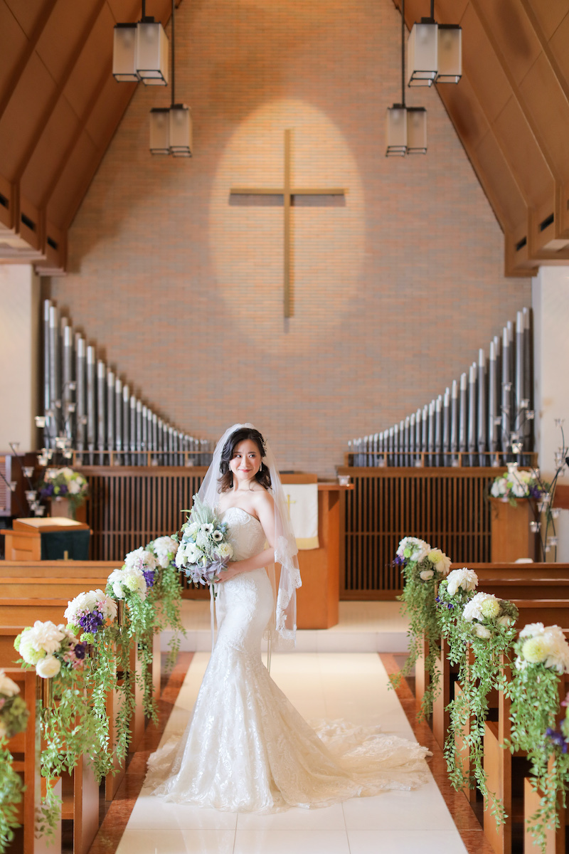 マーメイドラインがよくお似合い