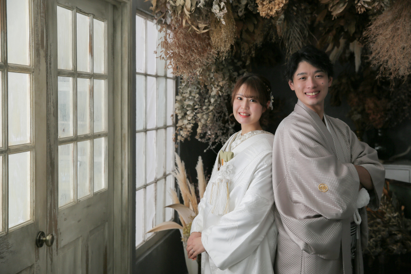 ドライフラワーでカジュアルに◎