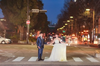 夕方から夜の撮影