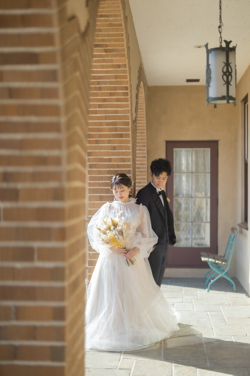 レンガ作りの柱っていいですよね。