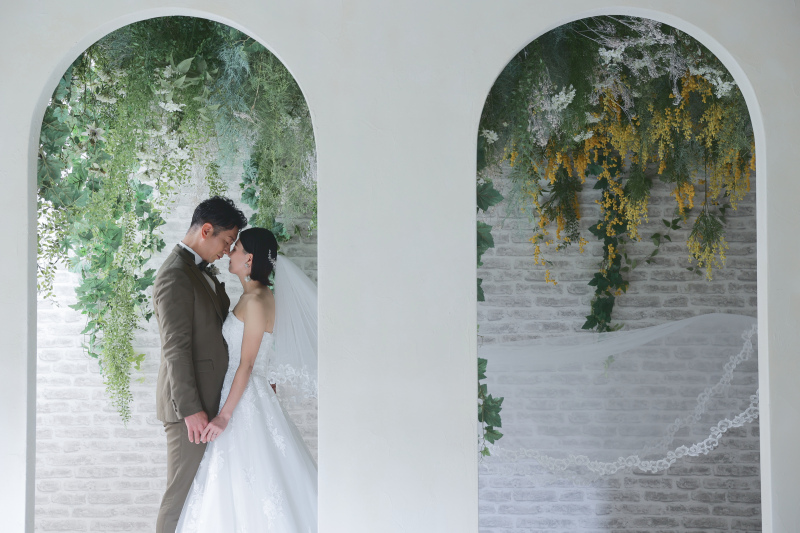 ヴェールをなびかせて