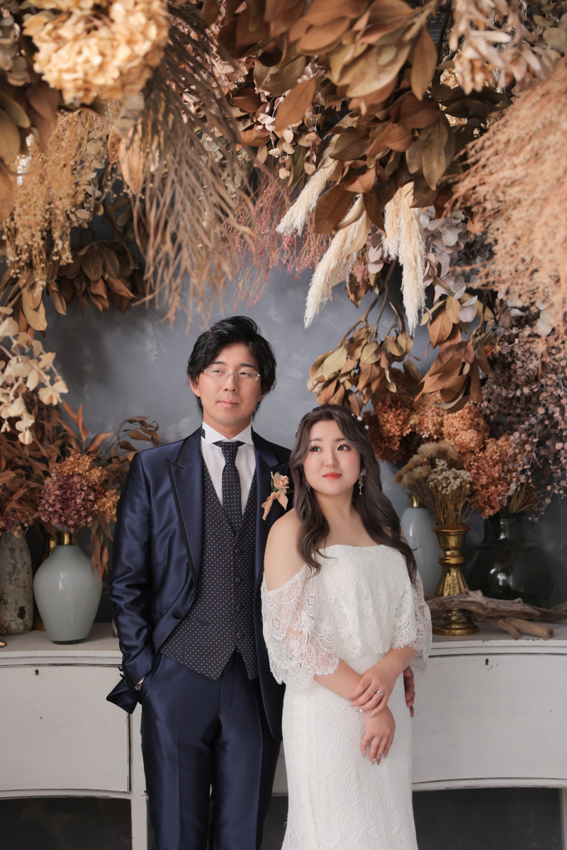 ドライフラワーのお部屋で。