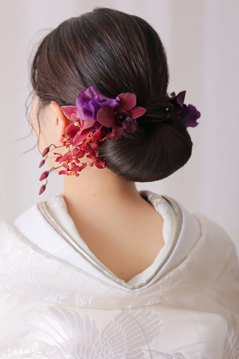 髪飾りもこだわってくださいました！