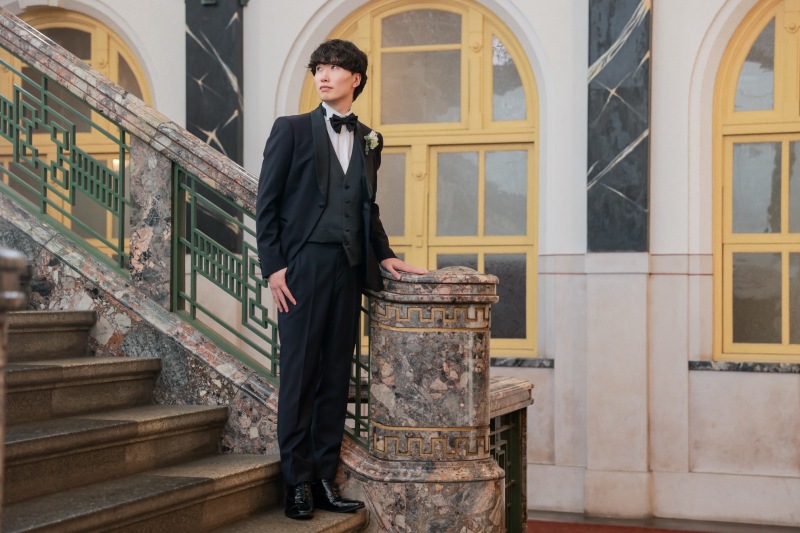 ご新郎様もカッコよく♪