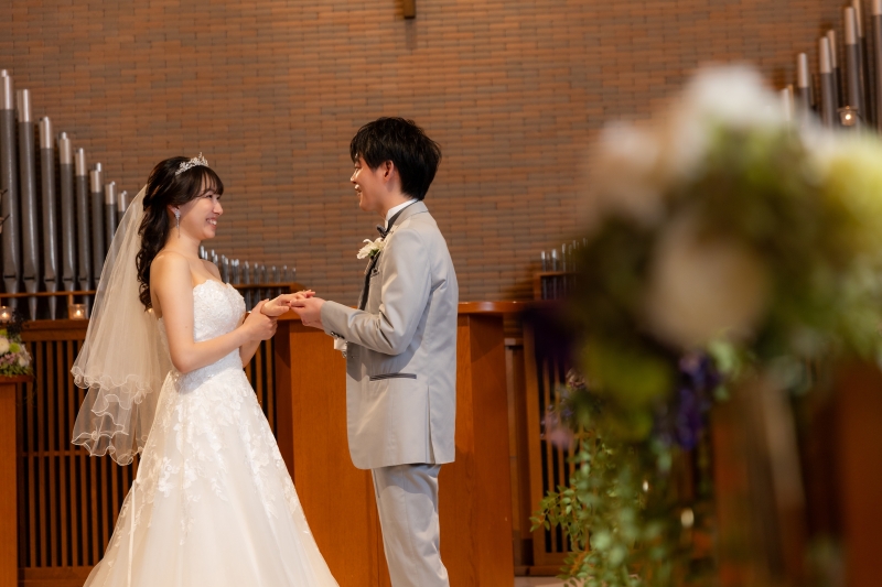 結婚式の一コマ
