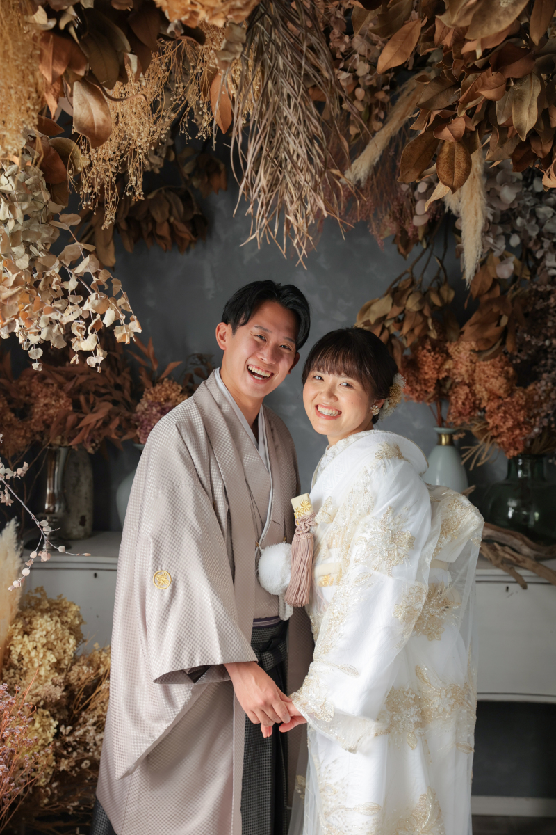 ドライフラワーと