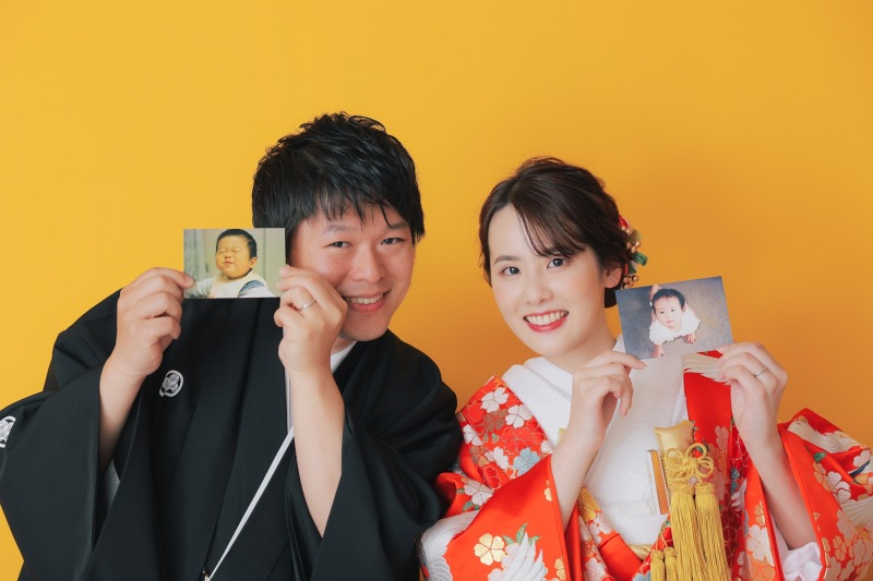 子供の頃のお写真と！