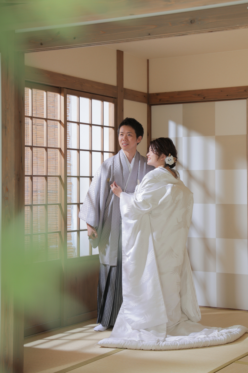 新婦様の後ろ姿