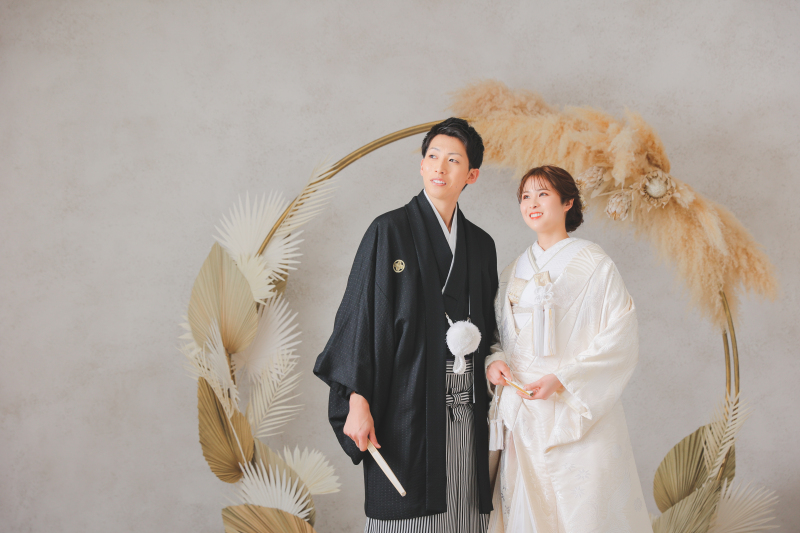 撮影アイテムと和装ハウススタジオ