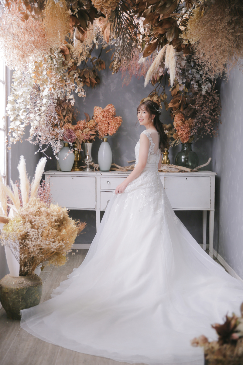 ドレスを活かして