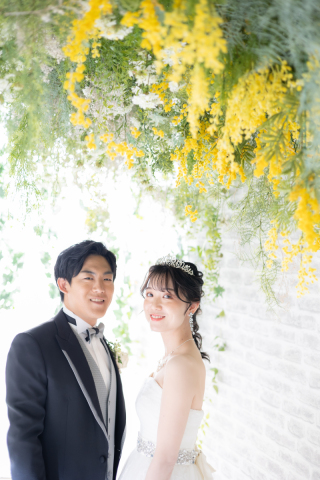 屋内庭園スタジオ＋チャペルスタジオ撮影