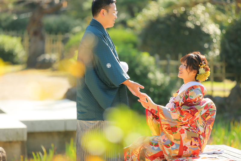 見つめ合いショット