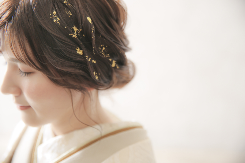 金箔ヘア！