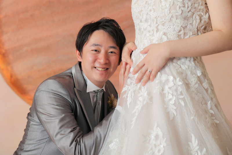 ご新郎様も主役!愛おしいとはこのこと!