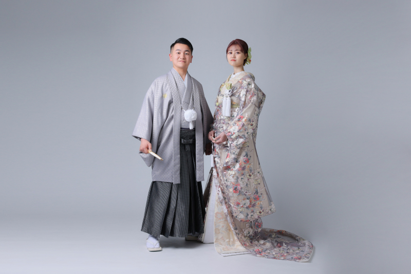 やっぱり華やかな色打掛で♫