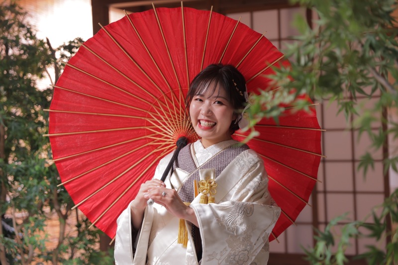 和傘との相性も抜群!