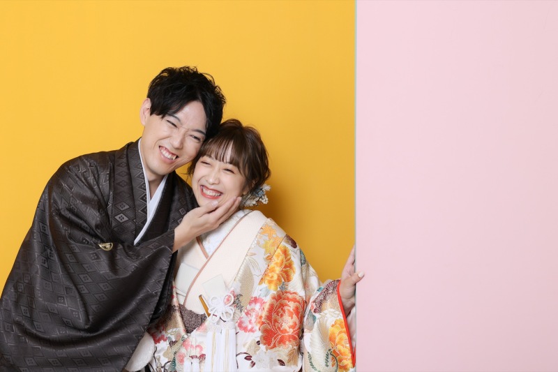 おふたりの素敵な笑顔の瞬間も