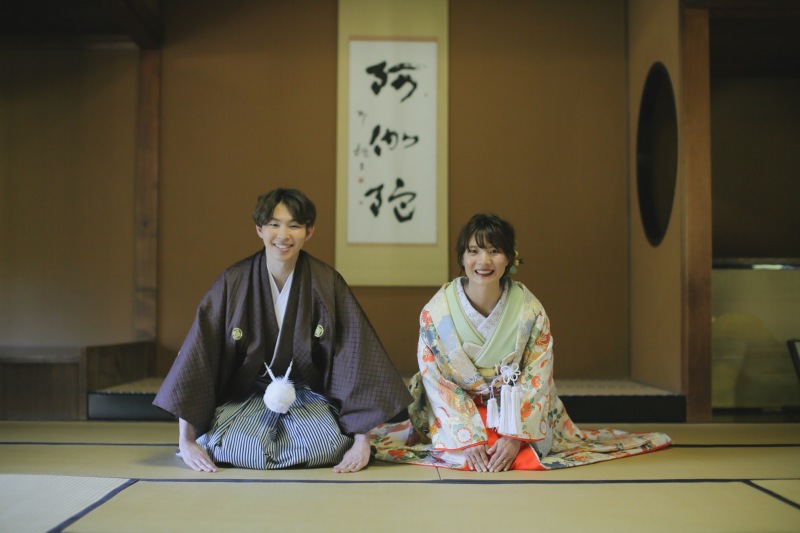 茶室でのショットも多くご希望をいただきます!