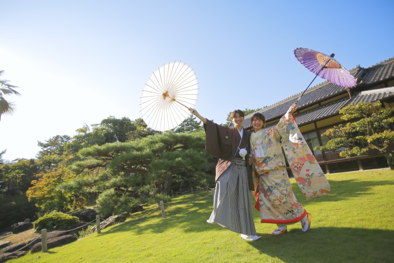 STUDIO 8 名古屋店(スタジオ8)_庭園で撮影できる