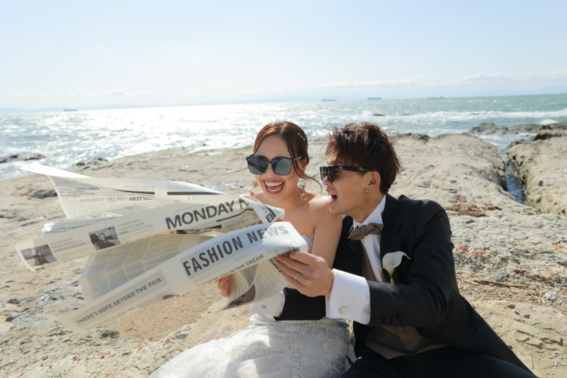 撮影プラン：野間灯台（洋装ロケーションプラン）