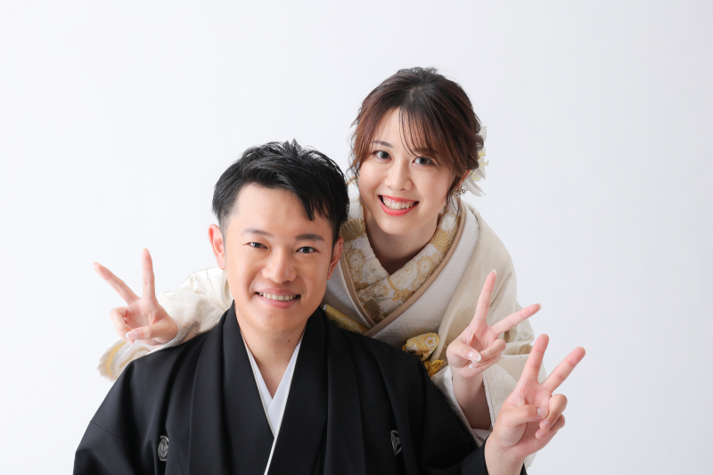 笑顔いっぱいのお二人らしい1枚です！