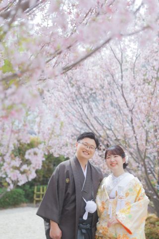 徳川家と縁深い、歴史ある日本庭園で。和装ロケーションの定番プラン！