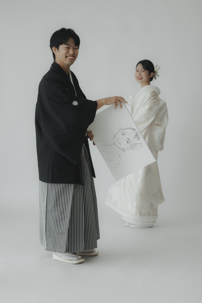 【シンプル背景でおしゃれに】和装・洋装スタジオPLUS+