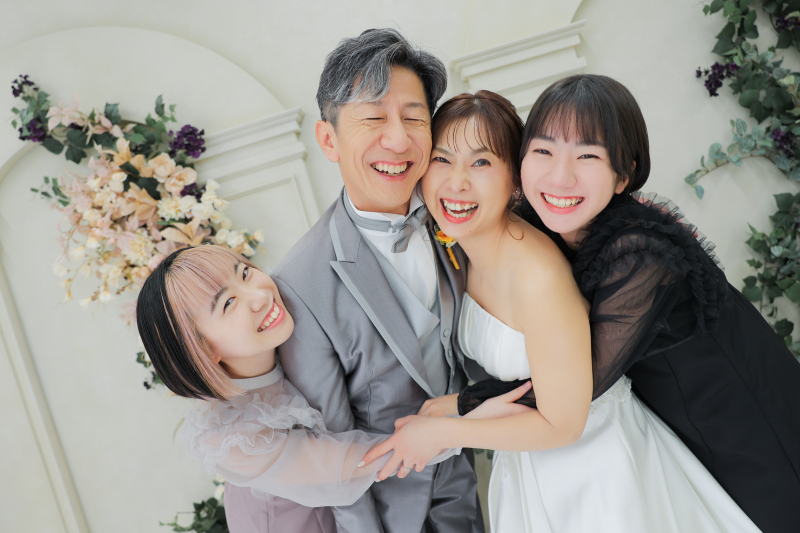 【ゲストの皆様と過ごす】家族フォトウェディング　◇200カット以上全データ付き◇晴れ姿で家族様と思い出に残る時間を