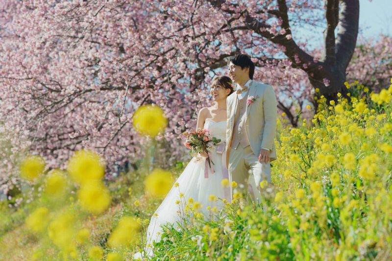 先着20組・伊豆 河津桜【選べる2箇所】和装&洋装ロケーション