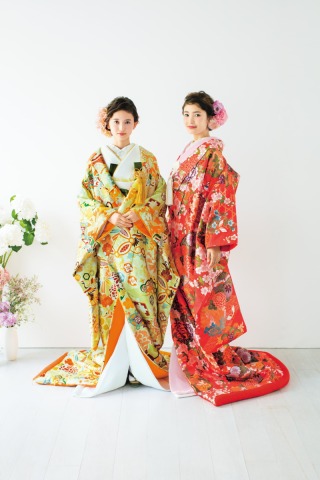 慶寿／唐織花紋