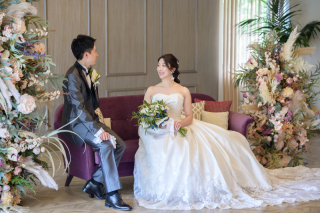 長良川清流ホテル館内のフォトブース撮影